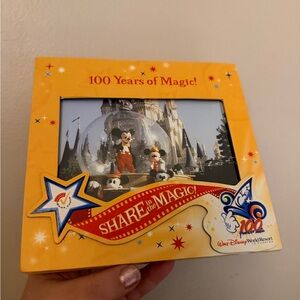 Disney Yellow 100 Years Magic Frame Photo Album